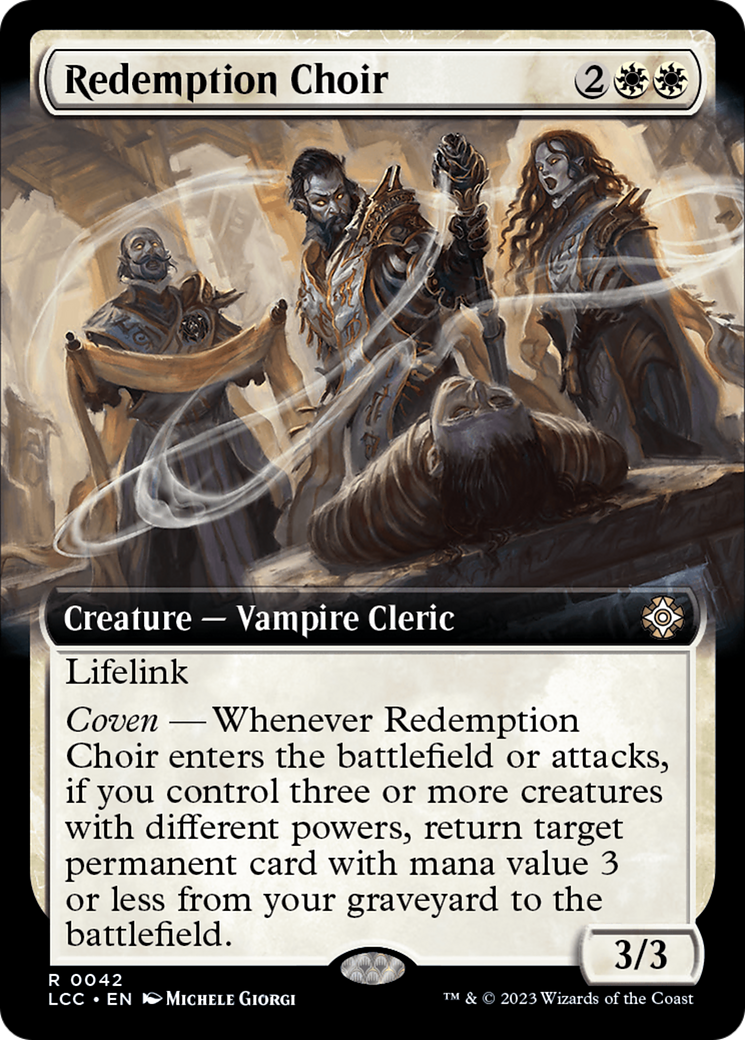 Redemption Choir (Extended Art) [The Lost Caverns of Ixalan Commander] | Gam3 Escape