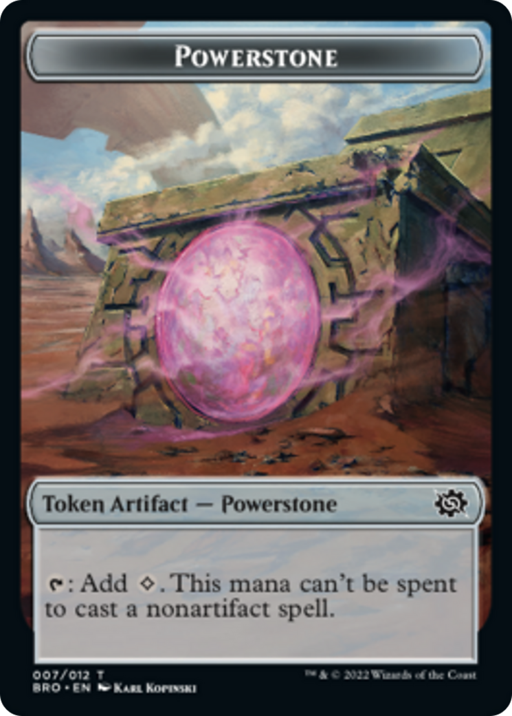 Powerstone Token [The Brothers' War Tokens] | Gam3 Escape