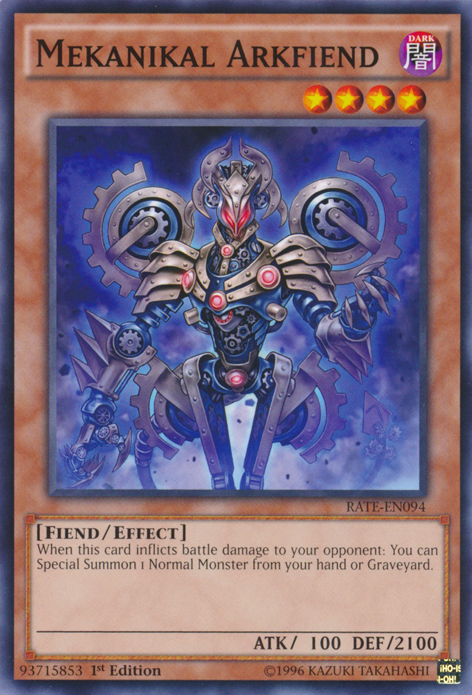 Mekanikal Arkfiend [RATE-EN094] Common | Gam3 Escape