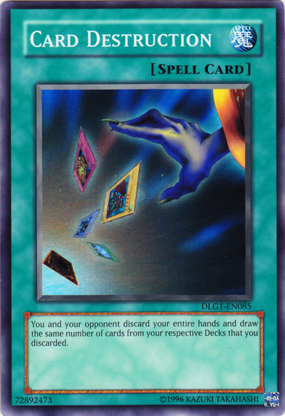 Card Destruction [DLG1-EN085] Super Rare | Gam3 Escape