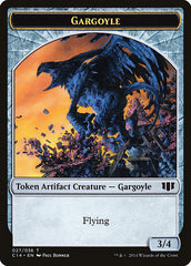 Gargoyle // Elf Warrior Double-sided Token [Commander 2014 Tokens] | Gam3 Escape