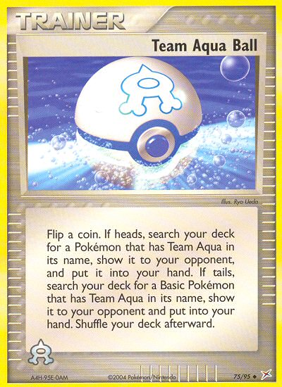 Team Aqua Ball (75/95) [EX: Team Magma vs Team Aqua] | Gam3 Escape