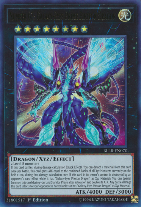 Number 62: Galaxy-Eyes Prime Photon Dragon [BLLR-EN070] Ultra Rare | Gam3 Escape