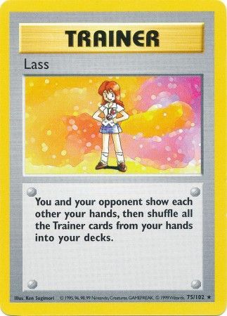 Lass (75/102) [Base Set Shadowless Unlimited] | Gam3 Escape