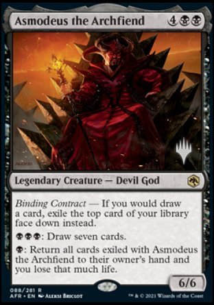 Asmodeus the Archfiend (Promo Pack) [Dungeons & Dragons: Adventures in the Forgotten Realms Promos] | Gam3 Escape