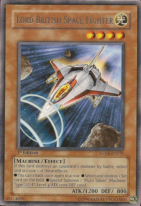 Lord British Space Fighter [SOVR-EN035] Rare | Gam3 Escape
