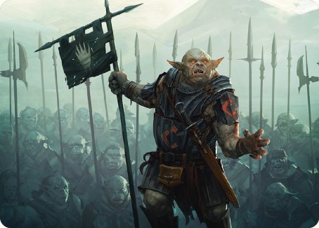 Ugluk of the White Hand Art Card [The Lord of the Rings: Tales of Middle-earth Art Series] | Gam3 Escape