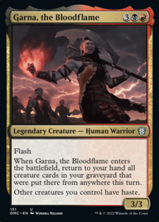 Garna, the Bloodflame [Dominaria United Commander] | Gam3 Escape