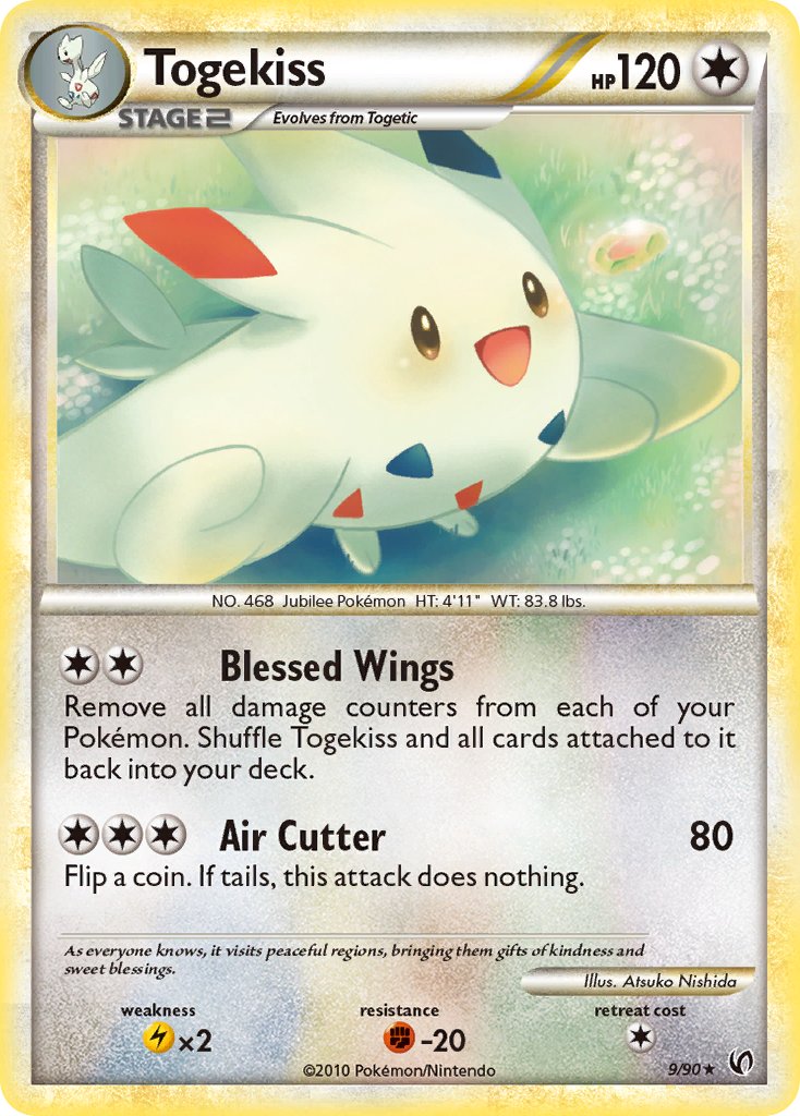 Togekiss (9/90) (Theme Deck Exclusive) [HeartGold & SoulSilver: Undaunted] | Gam3 Escape