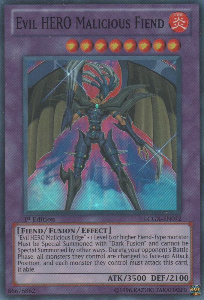 Evil HERO Malicious Fiend [LCGX-EN072] Super Rare | Gam3 Escape