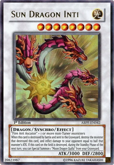 Sun Dragon Inti [ABPF-EN042] Ultra Rare | Gam3 Escape