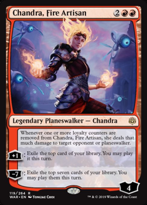 Chandra, Fire Artisan [War of the Spark] | Gam3 Escape