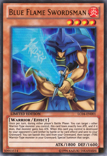Blue Flame Swordsman [LC04-EN001] Ultra Rare | Gam3 Escape
