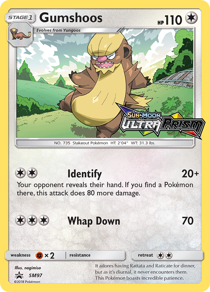 Gumshoos (SM97) [Sun & Moon: Black Star Promos] | Gam3 Escape