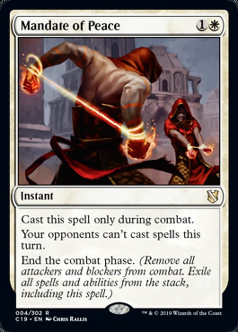 Mandate of Peace [Commander 2019] | Gam3 Escape