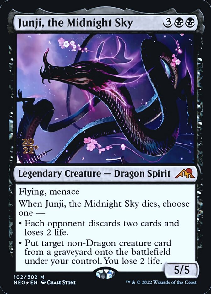 Junji, the Midnight Sky [Kamigawa: Neon Dynasty Prerelease Promos] | Gam3 Escape