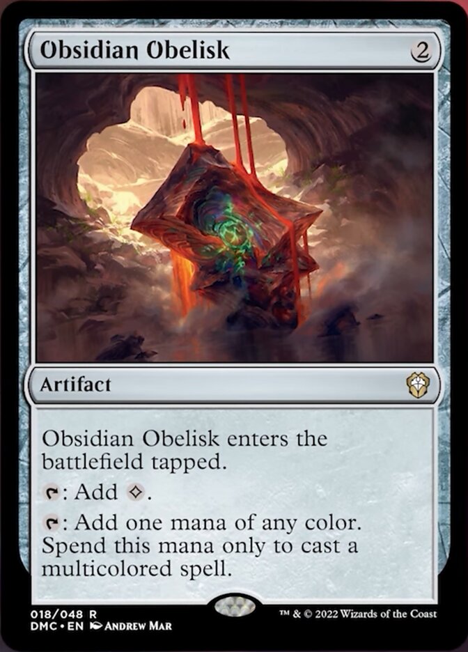 Obsidian Obelisk [Dominaria United Commander] | Gam3 Escape