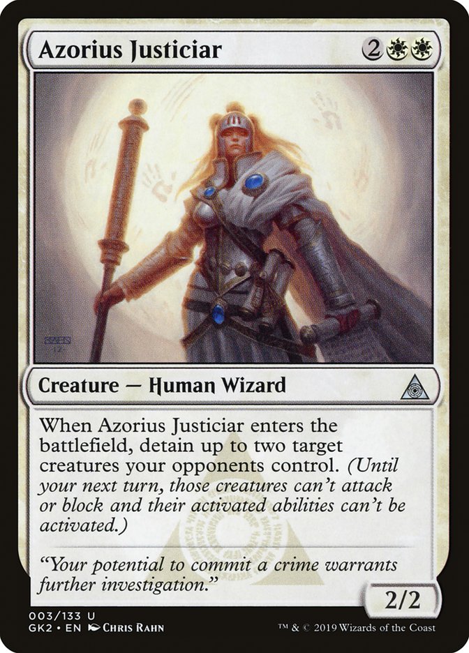 Azorius Justiciar [Ravnica Allegiance Guild Kit] | Gam3 Escape