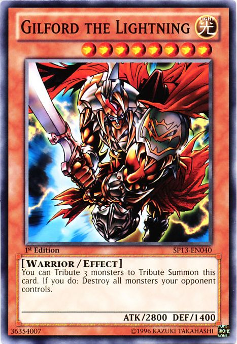 Gilford the Lightning [SP13-EN040] Common | Gam3 Escape