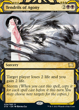 Tendrils of Agony (Etched Foil) [Strixhaven Mystical Archive] | Gam3 Escape