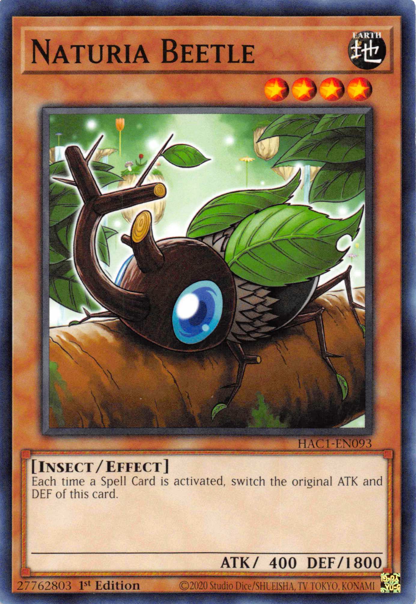 Naturia Beetle [HAC1-EN093] Common | Gam3 Escape