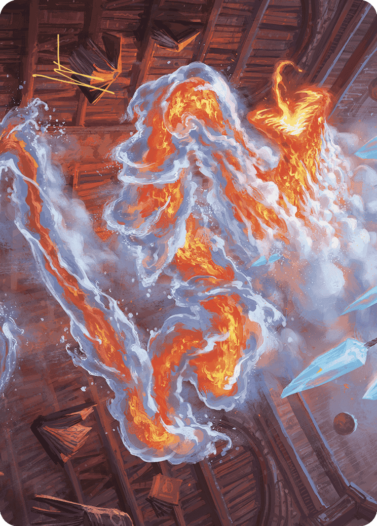 Scalding Viper Art Card (Gold-Stamped Signature) [Wilds of Eldraine Art Series] | Gam3 Escape