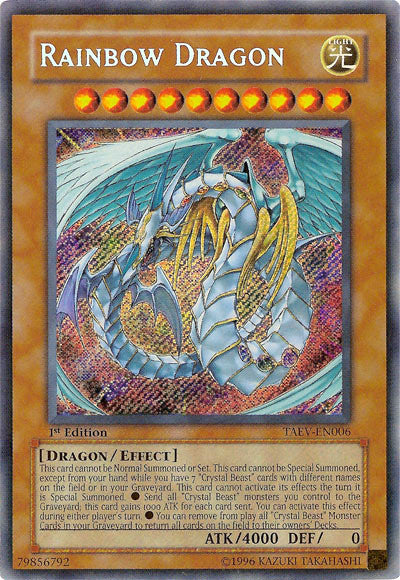 Rainbow Dragon [TAEV-EN006] Secret Rare | Gam3 Escape