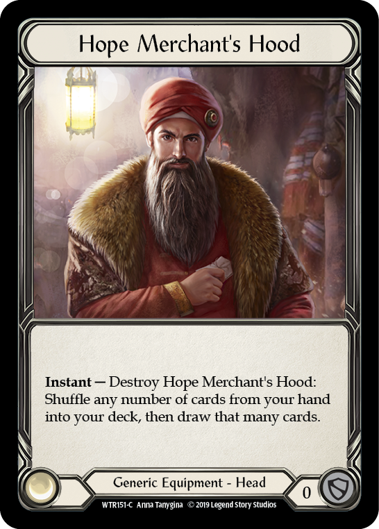 Hope Merchant's Hood [WTR151-C] Alpha Print Cold Foil | Gam3 Escape