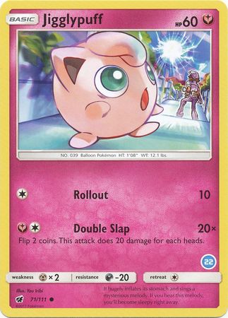 Jigglypuff (71/111) (Deck Exclusive #22) [Sun & Moon: Trainer Kit - Alolan Ninetales] | Gam3 Escape