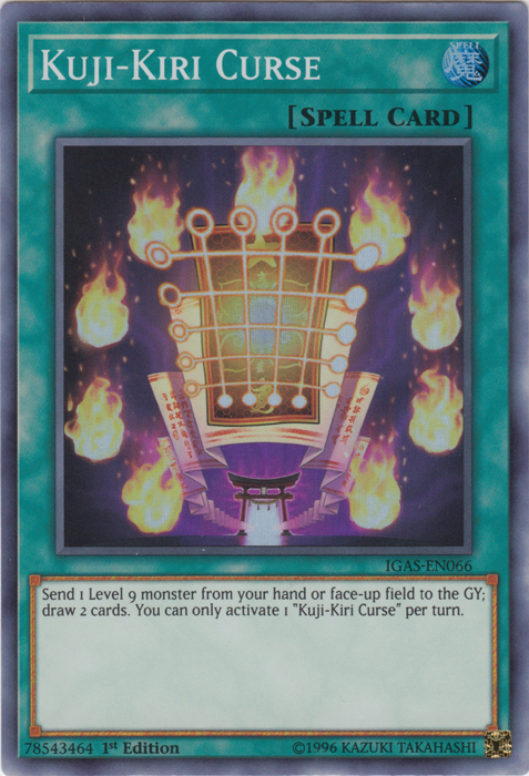 Kuji-Kiri Curse [IGAS-EN066] Super Rare | Gam3 Escape
