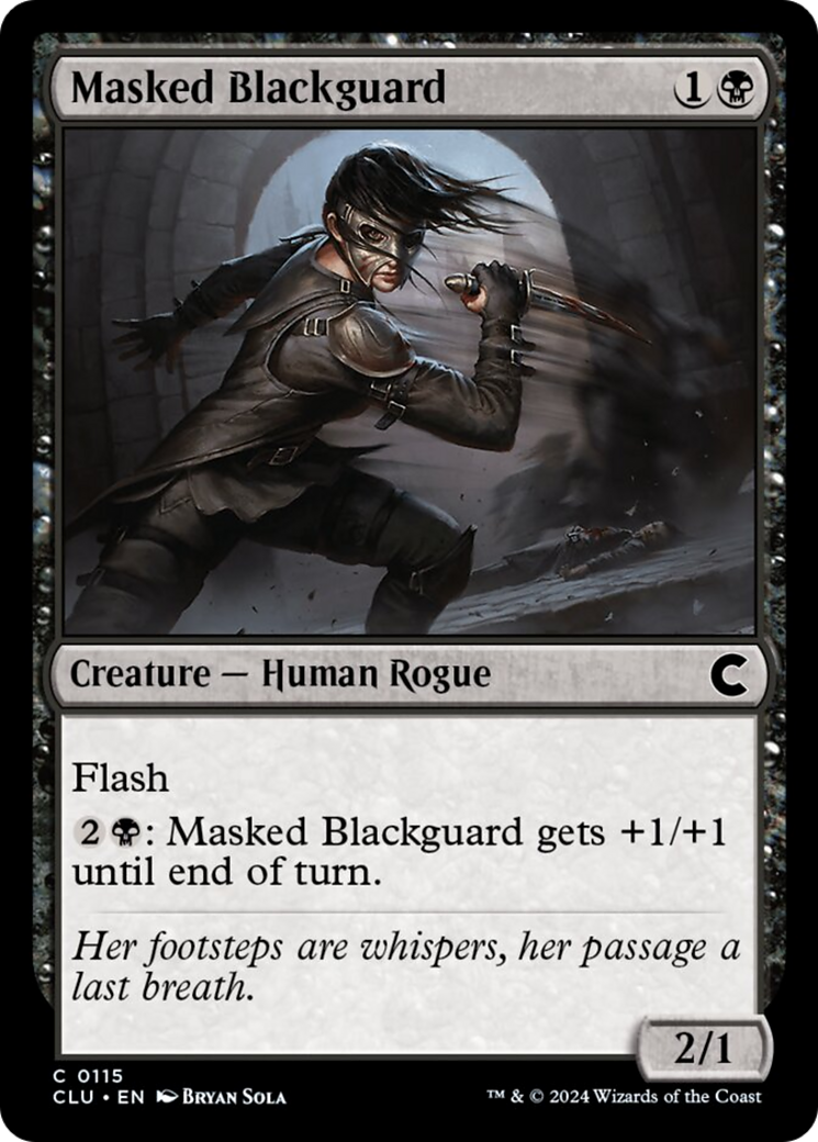 Masked Blackguard [Ravnica: Clue Edition] | Gam3 Escape