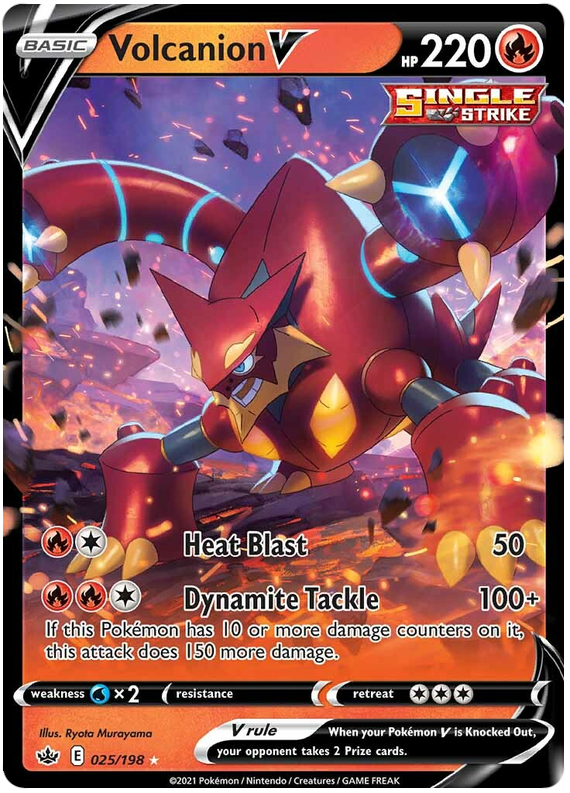 Volcanion V (025/198) [Sword & Shield: Chilling Reign] | Gam3 Escape