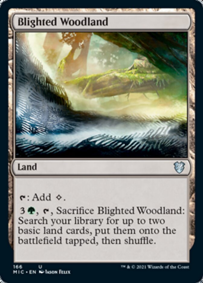 Blighted Woodland [Innistrad: Midnight Hunt Commander] | Gam3 Escape