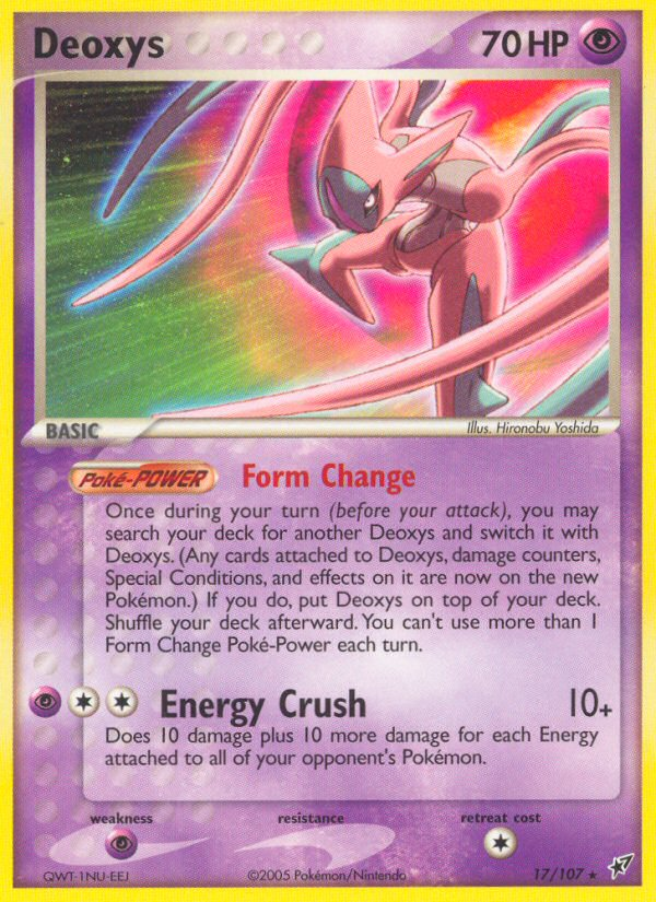 Deoxys (17/107) [EX: Deoxys] | Gam3 Escape