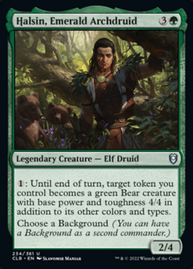 Halsin, Emerald Archdruid [Commander Legends: Battle for Baldur's Gate] | Gam3 Escape