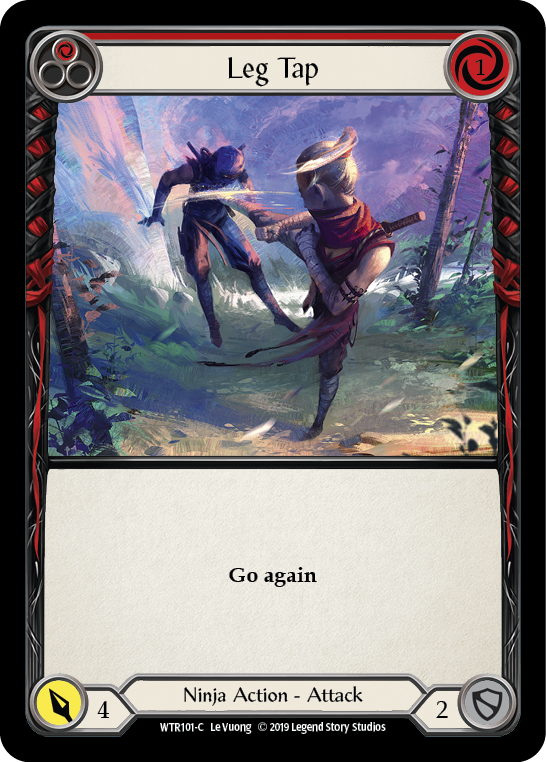Leg Tap (Red) [WTR101-C] Alpha Print Normal | Gam3 Escape
