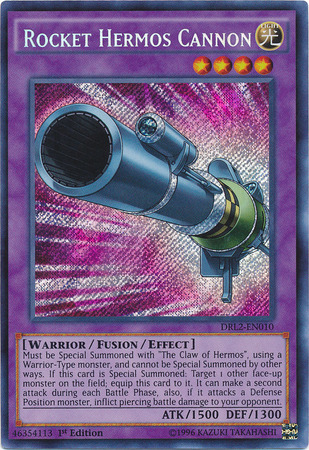 Rocket Hermos Cannon [DRL2-EN010] Secret Rare | Gam3 Escape