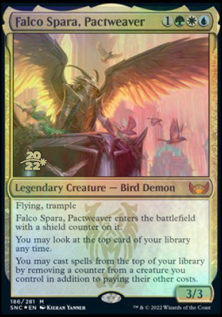 Falco Spara, Pactweaver [Streets of New Capenna Prerelease Promos] | Gam3 Escape