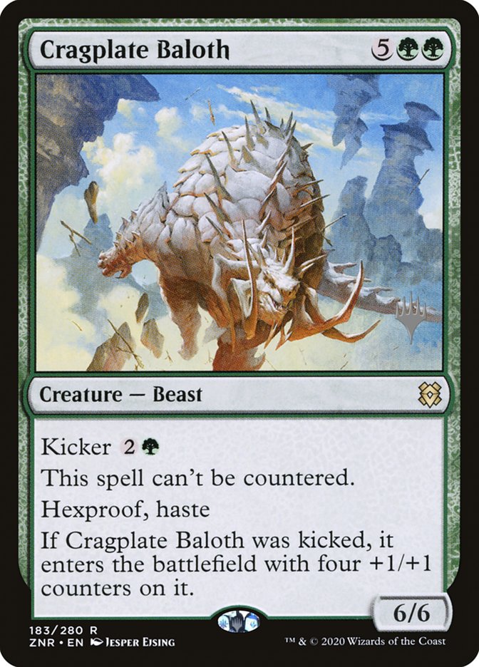 Cragplate Baloth (Promo Pack) [Zendikar Rising Promos] | Gam3 Escape