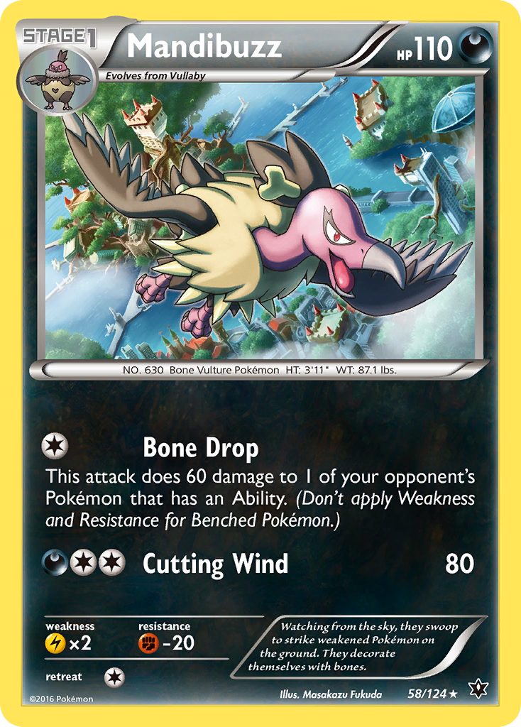 Mandibuzz (58/124) [XY: Fates Collide] | Gam3 Escape