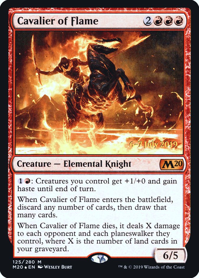 Cavalier of Flame  [Core Set 2020 Prerelease Promos] | Gam3 Escape