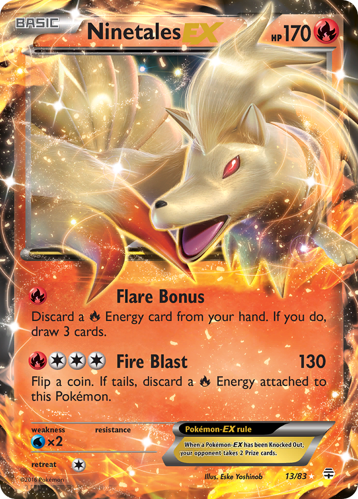 Ninetales EX (13/83) [XY: Generations] | Gam3 Escape