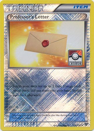 Professor's Letter (123/146) (League Promo) [XY: Base Set] | Gam3 Escape