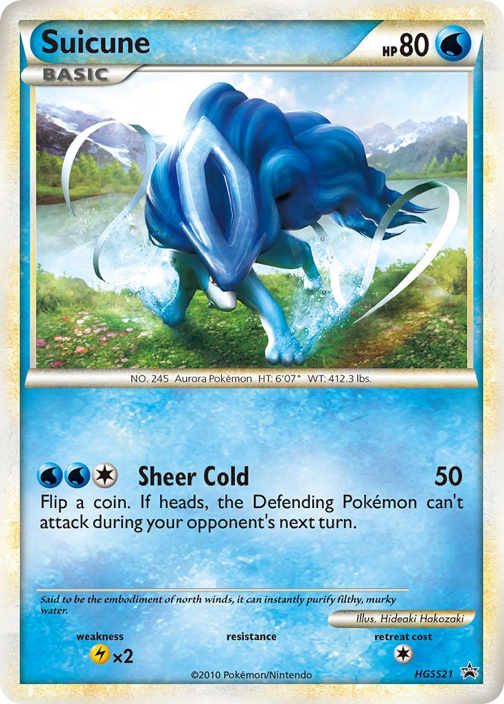 Suicune (HGSS21) [HeartGold & SoulSilver: Black Star Promos] | Gam3 Escape