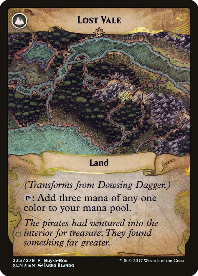 Dowsing Dagger // Lost Vale (Buy-A-Box) [Ixalan Treasure Chest] | Gam3 Escape