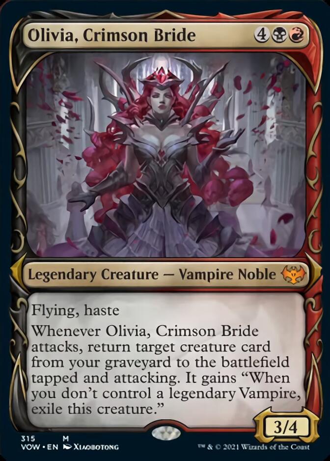 Olivia, Crimson Bride (Showcase Fang Frame) [Innistrad: Crimson Vow] | Gam3 Escape