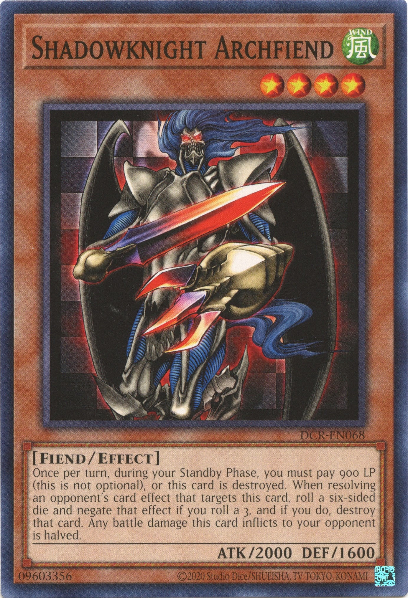 Shadowknight Archfiend (25th Anniversary) [DCR-EN068] Common | Gam3 Escape