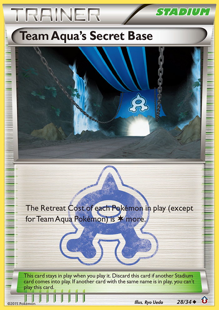 Team Aqua's Secret Base (28/34) [XY: Double Crisis] | Gam3 Escape