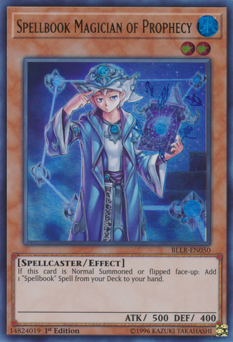 Spellbook Magician of Prophecy [BLLR-EN050] Ultra Rare | Gam3 Escape