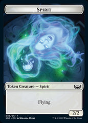 Fish // Spirit Double-sided Token [Streets of New Capenna Tokens] | Gam3 Escape